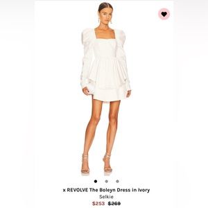 x Revolve The Boleyn Dress in Ivory Selkie